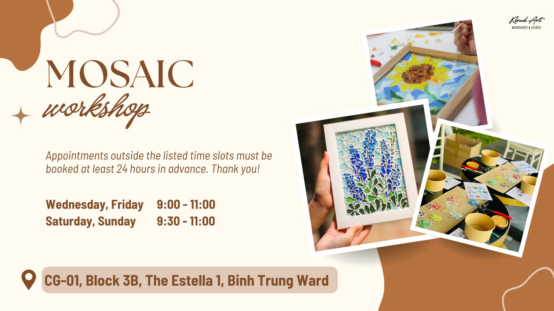 [Kloud Art - The Estella] MOSAIC WORKSHOP