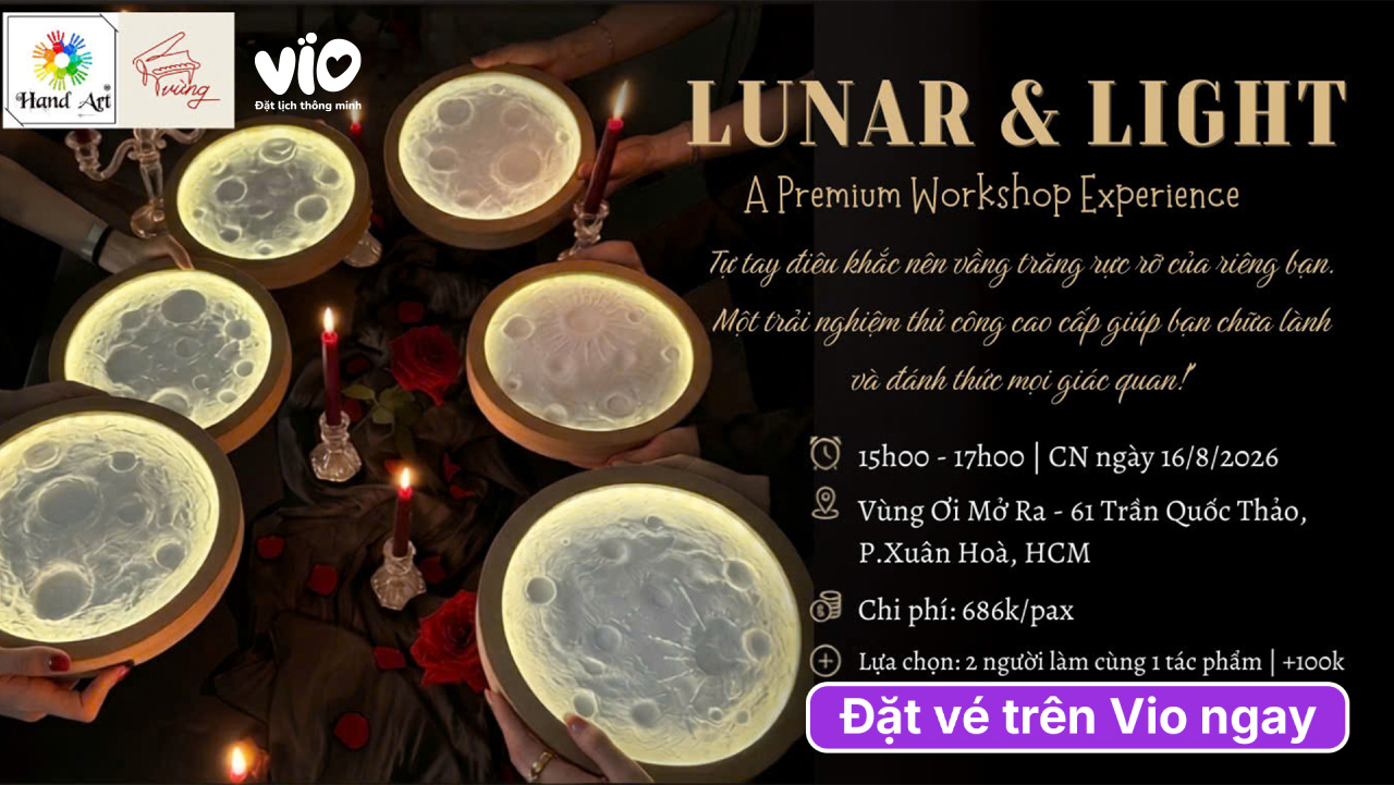 [HandArt] Workshop LUNAR & LIGHT Moon Lamp Making Workshop