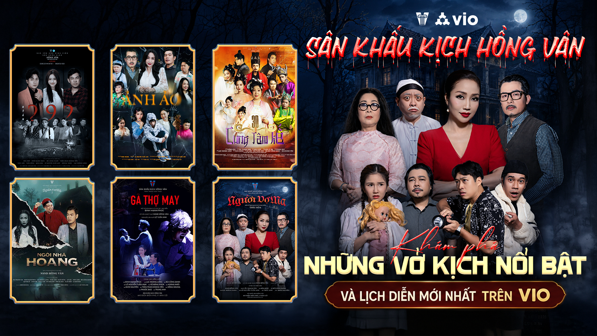 Hong Van Theatre: Featured Plays and Latest Show Schedule on Vio